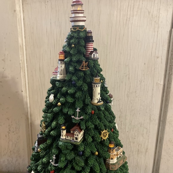 Danbury Mint Captain's Lighthouse Christmas Tree Complete w/ Accessories & Box - Picture 10 of 16